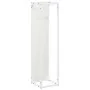 Leñero blanco 25x25x100 cm Acero laminado en frío de , Bolsas y soportes de leña - Ref: Foro24-864268, Precio: 51,50 €, Descu...