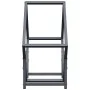 Leñero antracita 50x25x50 cm Acero laminado en frío de , Bolsas y soportes de leña - Ref: Foro24-864277, Precio: 31,46 €, Des...