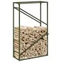 Leñero verde oliva 60x25x100 cm Acero laminado en frío de , Bolsas y soportes de leña - Ref: Foro24-864330, Precio: 42,25 €, ...