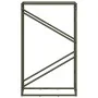 Leñero verde oliva 60x25x100 cm Acero laminado en frío de , Bolsas y soportes de leña - Ref: Foro24-864330, Precio: 42,25 €, ...