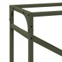 Leñero verde oliva 60x25x100 cm Acero laminado en frío de , Bolsas y soportes de leña - Ref: Foro24-864330, Precio: 42,25 €, ...