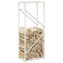 Leñero blanco 40x25x100 cm Acero laminado en frío de , Bolsas y soportes de leña - Ref: Foro24-864332, Precio: 39,52 €, Descu...