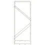 Leñero blanco 40x25x100 cm Acero laminado en frío de , Bolsas y soportes de leña - Ref: Foro24-864332, Precio: 39,52 €, Descu...