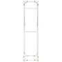 Leñero blanco 40x25x100 cm Acero laminado en frío de , Bolsas y soportes de leña - Ref: Foro24-864332, Precio: 39,52 €, Descu...