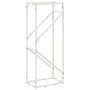 Leñero blanco 40x25x100 cm Acero laminado en frío de , Bolsas y soportes de leña - Ref: Foro24-864332, Precio: 39,52 €, Descu...