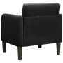 Sillón con reposabrazos Terciopelo negro 54 cm de , Sillones - Ref: Foro24-4100583, Precio: 108,02 €, Descuento: %