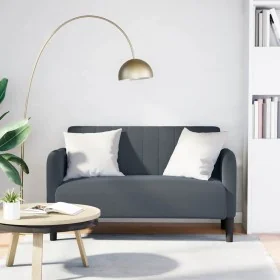 Sofá Loveseat gris oscuro 109 cm terciopelo de , Sofás - Ref: Foro24-4100588, Precio: 174,35 €, Descuento: %