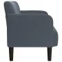 Sofá Loveseat gris oscuro 109 cm terciopelo de , Sofás - Ref: Foro24-4100588, Precio: 174,35 €, Descuento: %