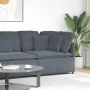 Sofá modular de esquina con cojines gris oscuro 100 cm de , Unidades para sofás seccionales - Ref: Foro24-4104460, Precio: 21...