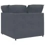 Sofá modular de esquina con cojines gris oscuro 100 cm de , Unidades para sofás seccionales - Ref: Foro24-4104460, Precio: 21...