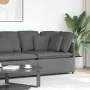 Sofá modular de esquina con cojines gris oscuro 100 cm by , Unidades para sofás seccionales - Ref: Foro24-4104448, Price: 214...