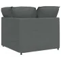 Sofá modular de esquina con cojines gris oscuro 100 cm by , Unidades para sofás seccionales - Ref: Foro24-4104448, Price: 214...