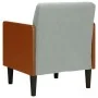 Sillón con reposabrazos Terciopelo Gris Claro 55 cm de , Sillones - Ref: Foro24-4100595, Precio: 145,97 €, Descuento: %