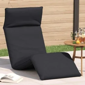 Tumbona plegable negra 175x54x8,5 cm tela oxford by , Loungers - Ref: Foro24-4019753, Price: 77,48 €, Discount: %