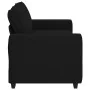 Sofá 2 plazas Tela Negro 140 cm de , Sofás - Ref: Foro24-4105168, Precio: 218,78 €, Descuento: %