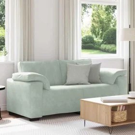 Sofá Loveseat gris claro 140 cm terciopelo de , Sofás - Ref: Foro24-4105267, Precio: 224,20 €, Descuento: %