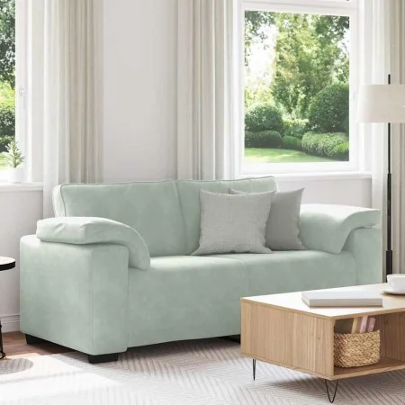Sofá Loveseat gris claro 140 cm terciopelo de , Sofás - Ref: Foro24-4105267, Precio: 224,20 €, Descuento: %