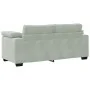 Sofá Loveseat gris claro 140 cm terciopelo de , Sofás - Ref: Foro24-4105267, Precio: 224,20 €, Descuento: %