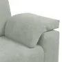 Sofá Loveseat gris claro 140 cm terciopelo de , Sofás - Ref: Foro24-4105267, Precio: 224,20 €, Descuento: %