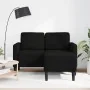 Sofá de 2 plazas con chaise longue en forma L negra 125cm de , Sofás - Ref: Foro24-4107063, Precio: 259,81 €, Descuento: %