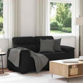 Sofá 2 plazas Tela Negro 120 cm de , Sofás - Ref: Foro24-4105299, Precio: 216,77 €, Descuento: %