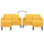 Sofá 2 plazas con chaise longue en forma L amarillo claro 125cm von , Sofas - Ref: Foro24-4107082, Preis: 237,04 €, Rabatt: %