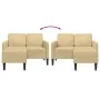 Sofá de 2 plazas con chaise longue en forma L verde gris 125 cm de , Sofás - Ref: Foro24-4107080, Precio: 213,09 €, Descuento: %
