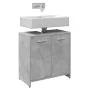 Armario lavabo baño madera ingeniería gris hormigón 60x33x60 cm de , Muebles de baño - Ref: Foro24-856038, Precio: 44,82 €, D...