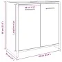 Armario lavabo baño madera ingeniería gris hormigón 60x33x60 cm de , Muebles de baño - Ref: Foro24-856038, Precio: 44,82 €, D...