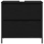 Mueble de baño con lavabo y cajones roble negro 60x34,5x60 cm de , Tocadores de baño - Ref: Foro24-861882, Precio: 74,21 €, D...