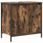 Mueble de baño con lavabo roble ahumado 60x34,5x60 cm de , Tocadores de baño - Ref: Foro24-861894, Precio: 59,05 €, Descuento: %