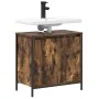 Mueble de baño con lavabo roble ahumado 60x34,5x60 cm de , Tocadores de baño - Ref: Foro24-861894, Precio: 59,05 €, Descuento: %