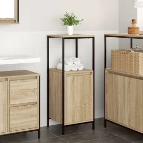 Mueble de baño con estantes roble Sonoma 36x35x95 cm de , Tocadores de baño - Ref: Foro24-861913, Precio: 50,42 €, Descuento: %