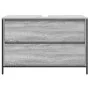 Mueble de baño con lavabo y cajones gris Sonoma 90x34,5x60 cm de , Tocadores de baño - Ref: Foro24-861880, Precio: 79,05 €, D...