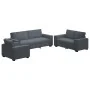 Juego de sofás con cojines 3 piezas terciopelo gris oscuro by , Sofas - Ref: Foro24-3324619, Price: 627,18 €, Discount: %