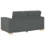 Juego de sofás con cojines 2 piezas tela gris oscuro de , Sofás - Ref: Foro24-3324692, Precio: 467,07 €, Descuento: %