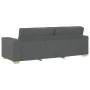 Juego de sofás con cojines 2 piezas tela gris oscuro de , Sofás - Ref: Foro24-3324692, Precio: 467,07 €, Descuento: %