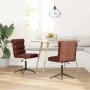 Sillas de comedor 2 uds. Cuero sintético marrón brillante de , Sillas de comedor - Ref: Foro24-3315408, Precio: 125,59 €, Des...
