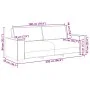 Juego de sofás con cojines 2 piezas terciopelo gris oscuro de , Sofás - Ref: Foro24-3324701, Precio: 468,39 €, Descuento: %