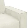 Juego de sofás con cojines 2 piezas terciopelo crema de , Sofás - Ref: Foro24-3324708, Precio: 487,47 €, Descuento: %