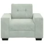 Sillón sofá gris claro 60 cm terciopelo de , Sofás - Ref: Foro24-4105098, Precio: 158,91 €, Descuento: %