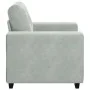 Sillón sofá gris claro 60 cm terciopelo de , Sofás - Ref: Foro24-4105098, Precio: 158,91 €, Descuento: %