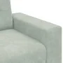 Sillón sofá gris claro 60 cm terciopelo de , Sofás - Ref: Foro24-4105098, Precio: 158,91 €, Descuento: %