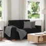 Sofá Loveseat de tela negra de 120 cm by , Sofas - Ref: Foro24-4105070, Price: 214,07 €, Discount: %