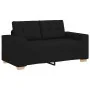 Sofá Loveseat de tela negra de 120 cm by , Sofas - Ref: Foro24-4105070, Price: 214,07 €, Discount: %