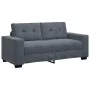 Sofá Loveseat gris oscuro 140 cm terciopelo de , Sofás - Ref: Foro24-4105123, Precio: 230,19 €, Descuento: %