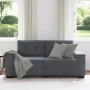 Sofá Loveseat gris oscuro 140 cm terciopelo de , Sofás - Ref: Foro24-4105123, Precio: 230,19 €, Descuento: %