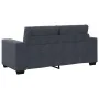 Sofá Loveseat gris oscuro 140 cm terciopelo de , Sofás - Ref: Foro24-4105123, Precio: 230,19 €, Descuento: %