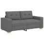 Sofá Loveseat gris oscuro 140 cm de tela de , Sofás - Ref: Foro24-4105079, Precio: 223,25 €, Descuento: %