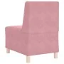 Sillón de terciopelo rosa 55 cm by , Sofas - Ref: Foro24-4108483, Price: 118,71 €, Discount: %